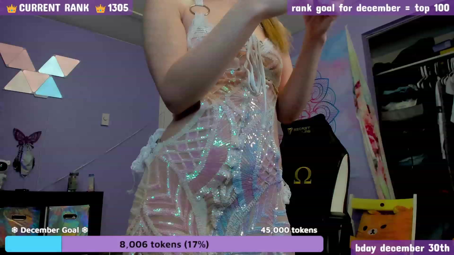 Gallery image thumbnail from JaylaBliss's myfreecams stream on, 12/06/2022, 08:01 image 6 of 20