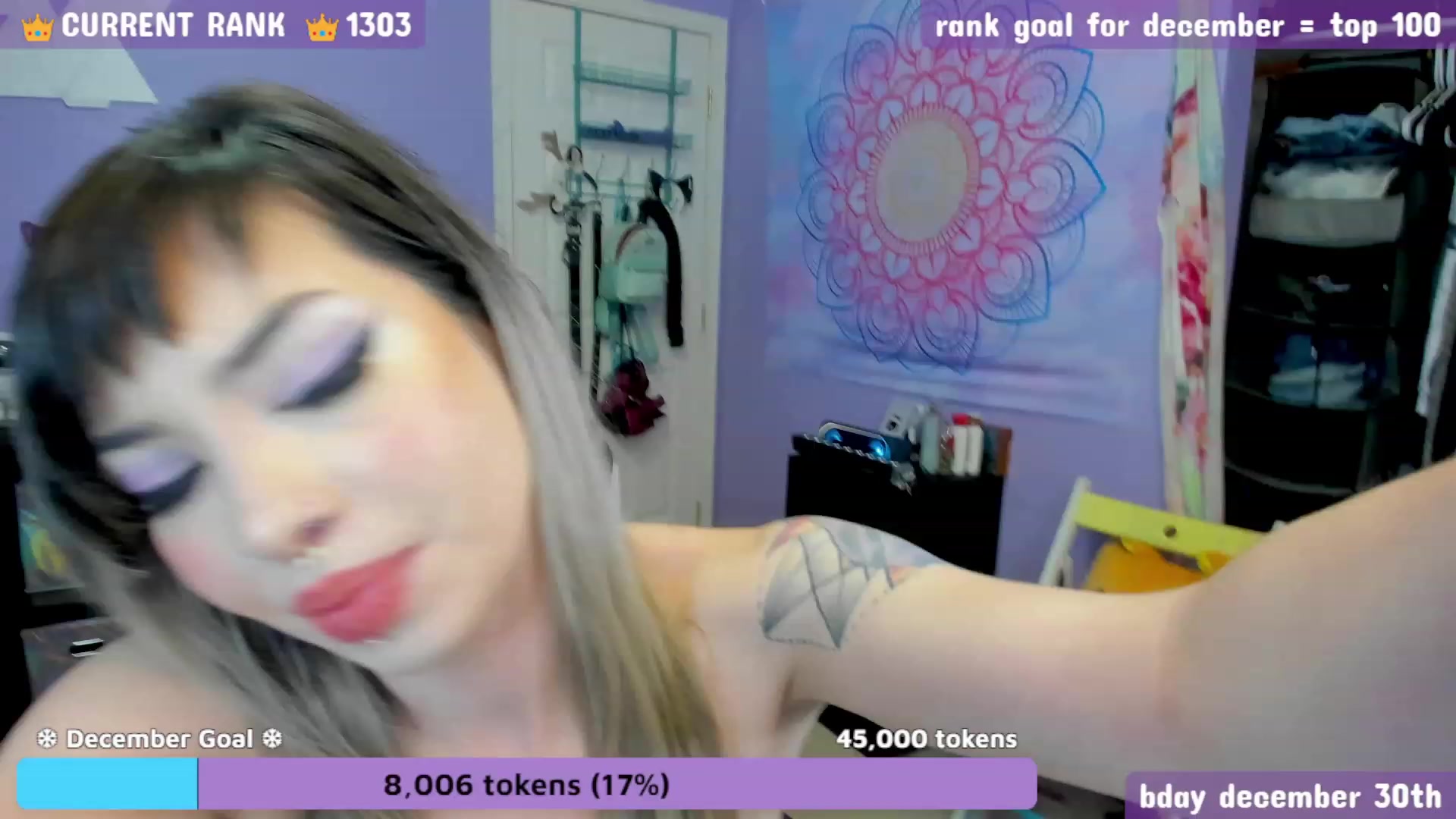 Gallery image thumbnail from JaylaBliss's myfreecams stream on, 12/06/2022, 08:01 image 15 of 20