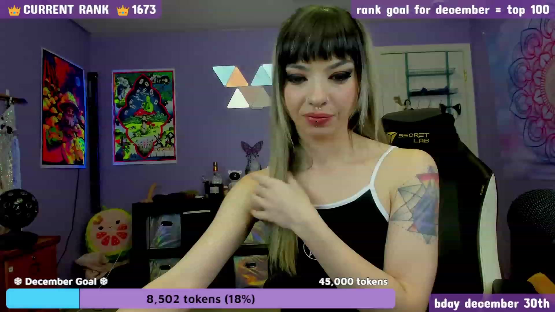 Gallery image thumbnail from JaylaBliss's myfreecams stream on, 12/08/2022, 13:11 image 5 of 20
