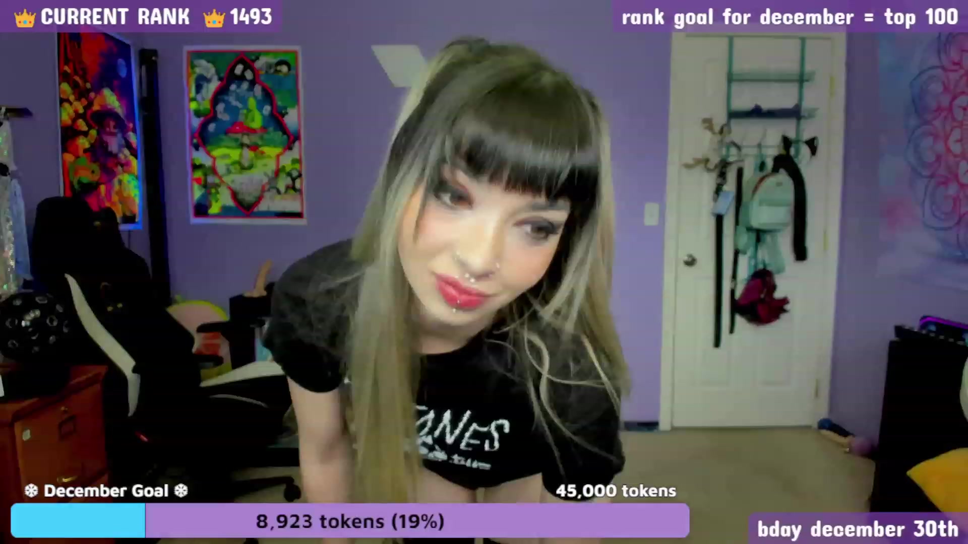 Gallery image thumbnail from JaylaBliss's myfreecams stream on, 12/08/2022, 19:54 image 1 of 20