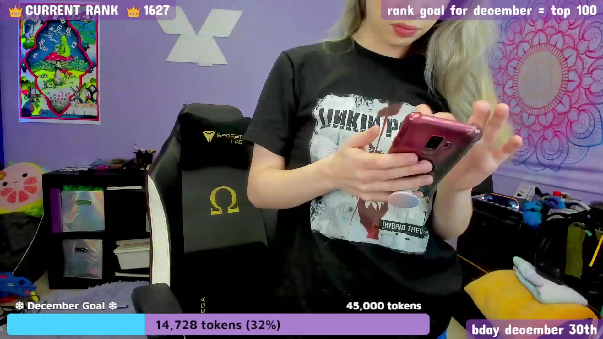 Gallery image thumbnail from JaylaBliss's myfreecams stream on, 12/19/2022, 13:13 image 12 of 20