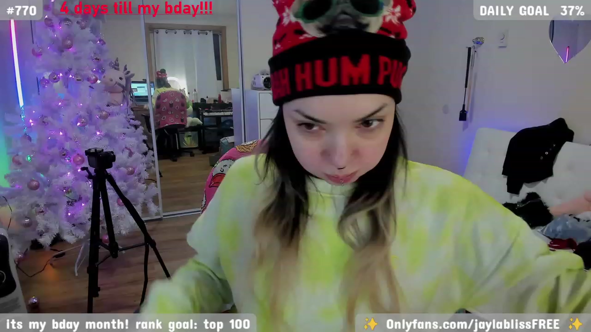 Gallery image thumbnail from JaylaBliss's myfreecams stream on, 12/26/2023, 09:43 image 1 of 20