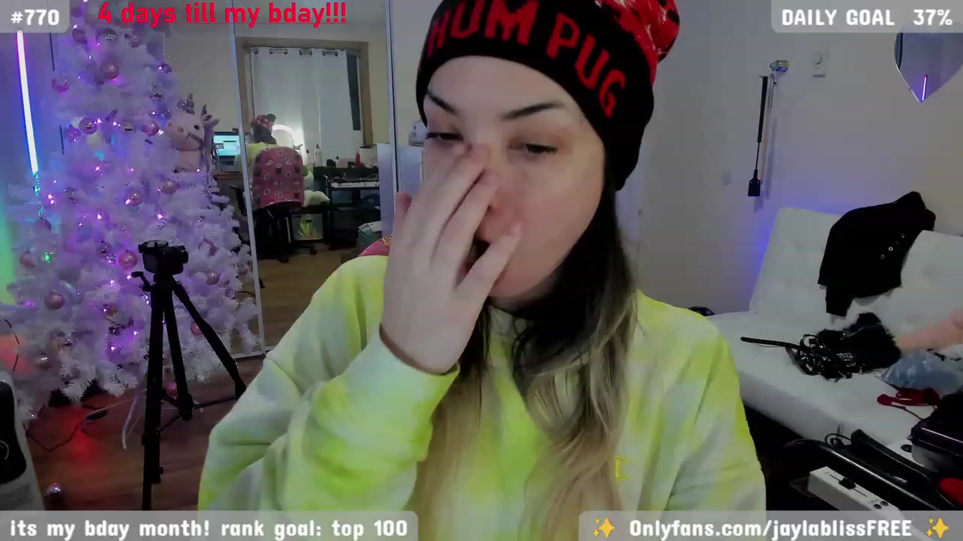 Gallery image thumbnail from JaylaBliss's myfreecams stream on, 12/26/2023, 09:43 image 2 of 20