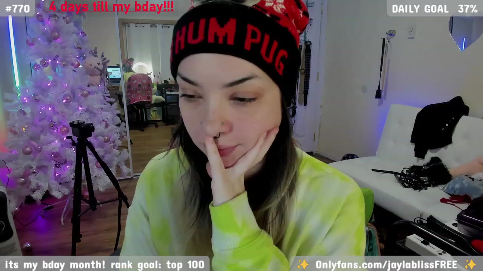 Gallery image thumbnail from JaylaBliss's myfreecams stream on, 12/26/2023, 09:43 image 4 of 20