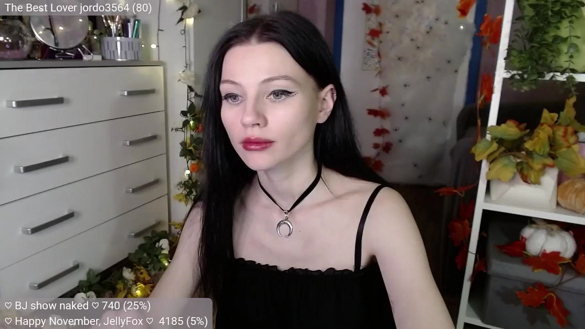 Gallery image thumbnail from JellyFox's myfreecams stream on, 11/08/2024, 08:00 image 20 of 20