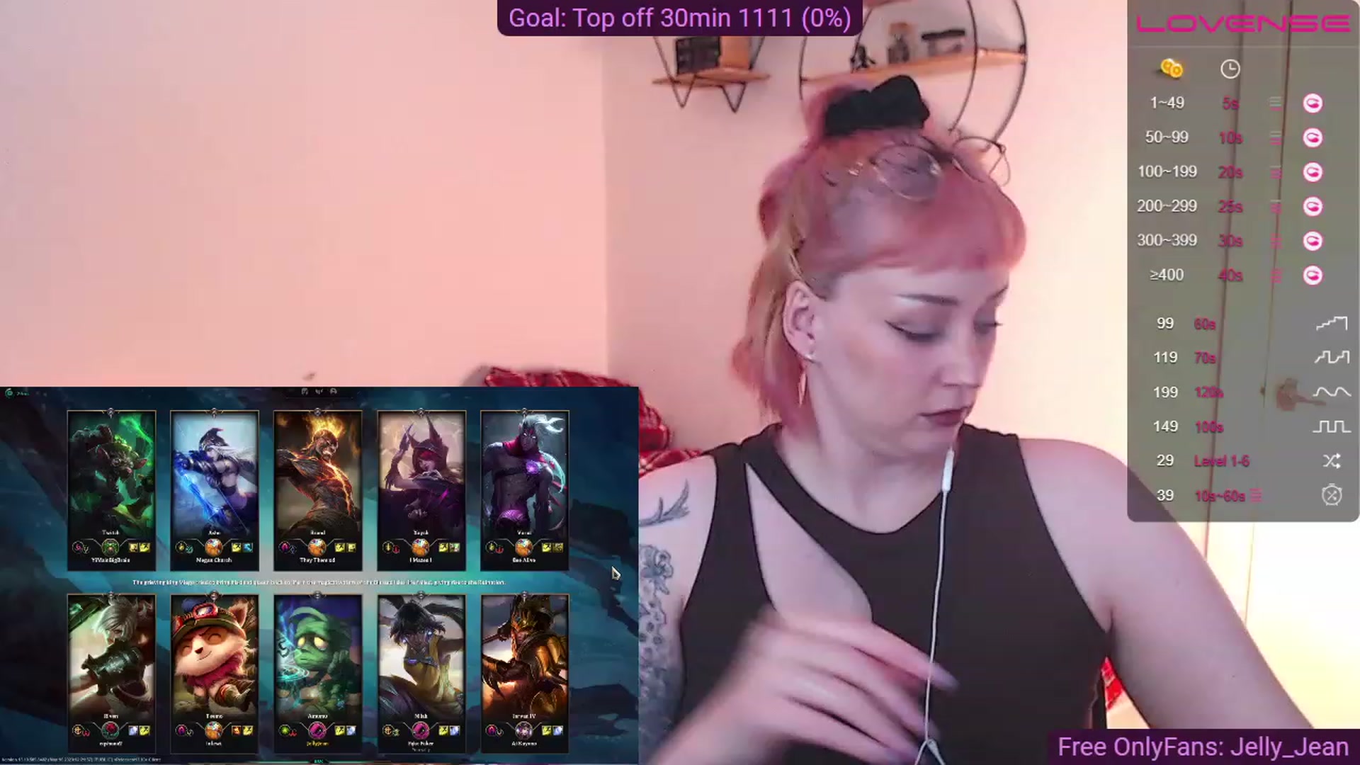 Gallery image thumbnail from Jelly_Jean's myfreecams stream on, 05/21/2023, 10:26 image 3 of 20