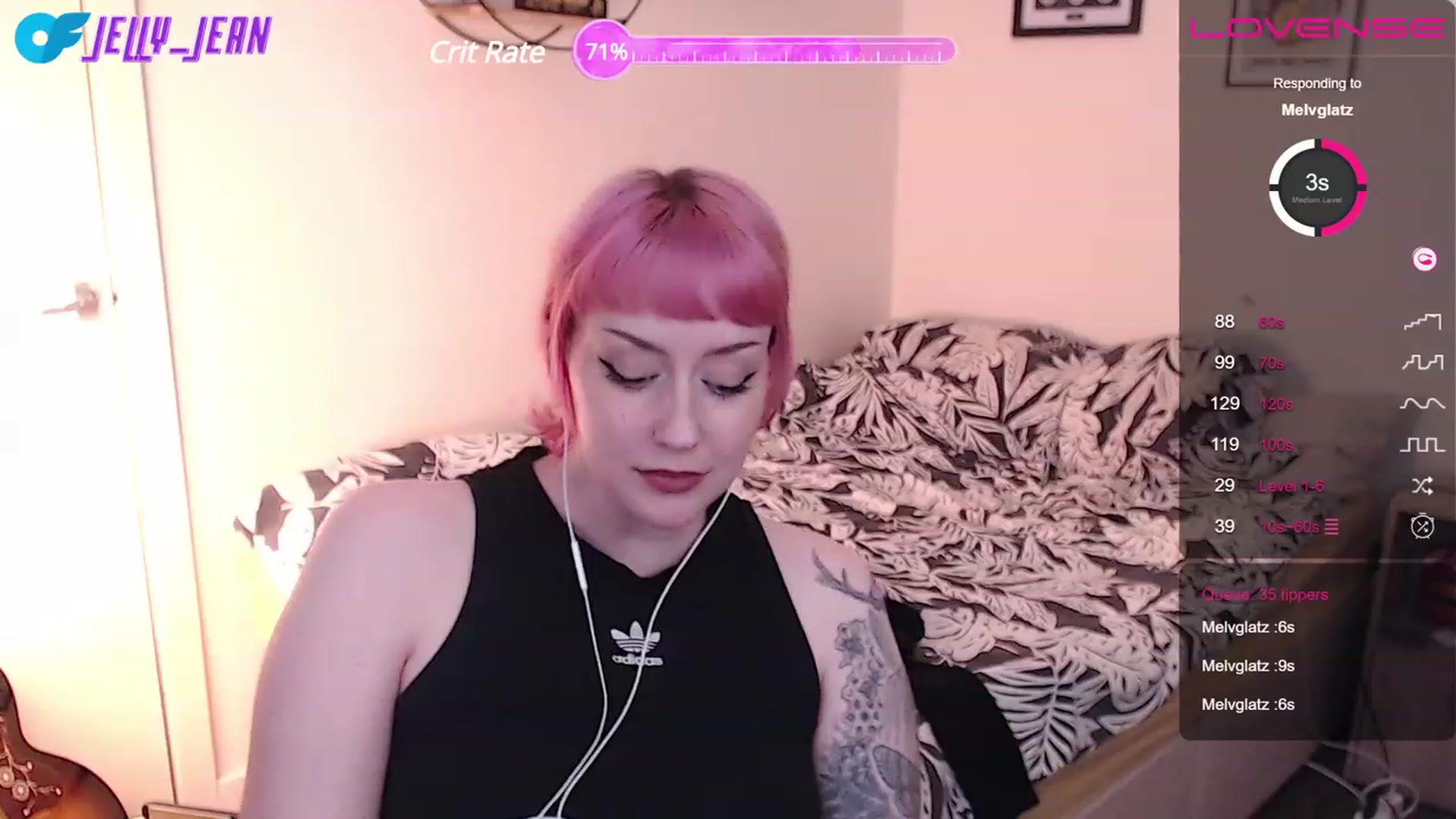 Gallery image thumbnail from Jelly_Jean's myfreecams stream on, 07/16/2023, 18:09 image 12 of 20