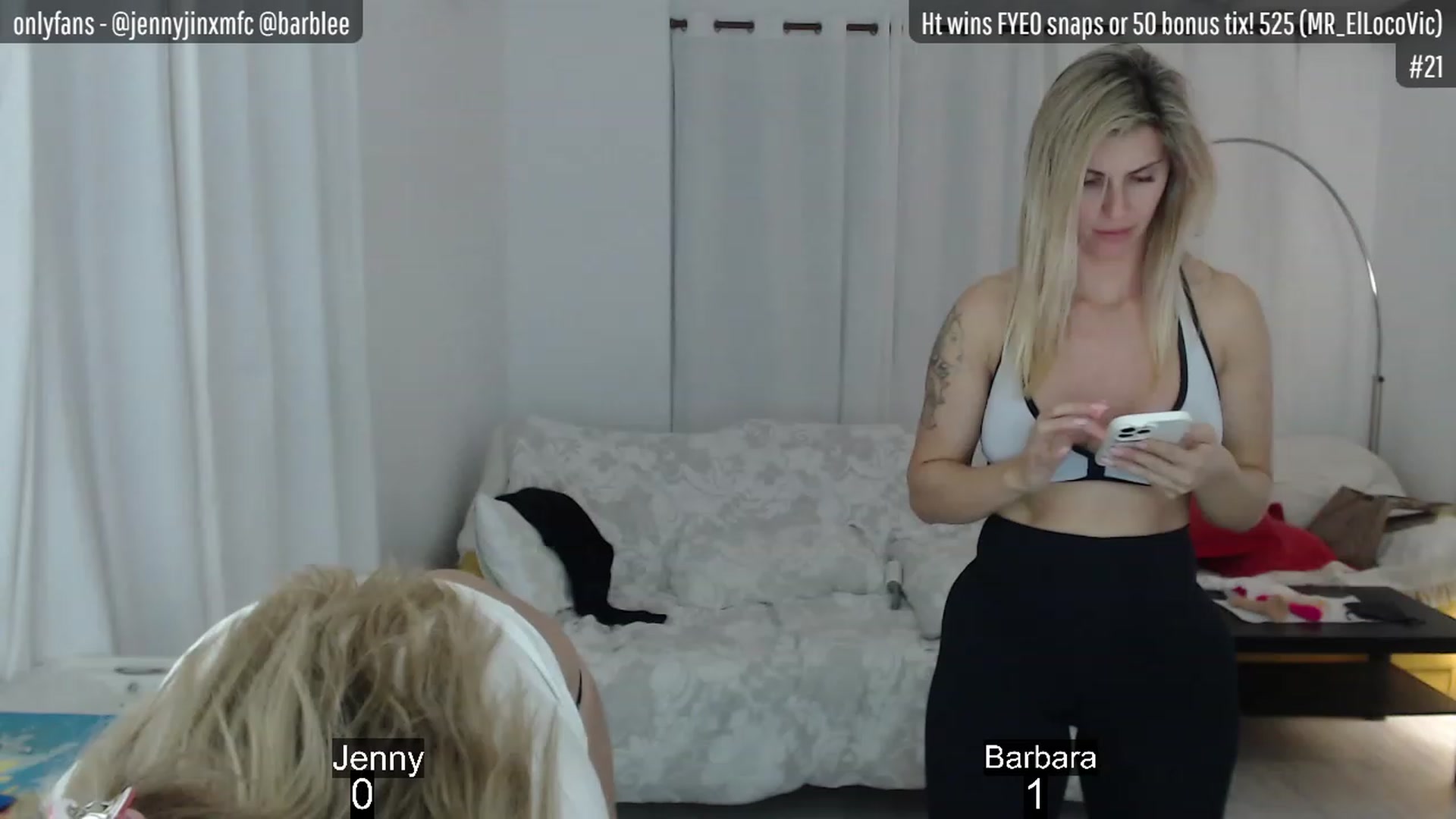 Gallery image thumbnail from JenNBarbara's myfreecams stream on, 01/25/2023, 11:01 image 10 of 20