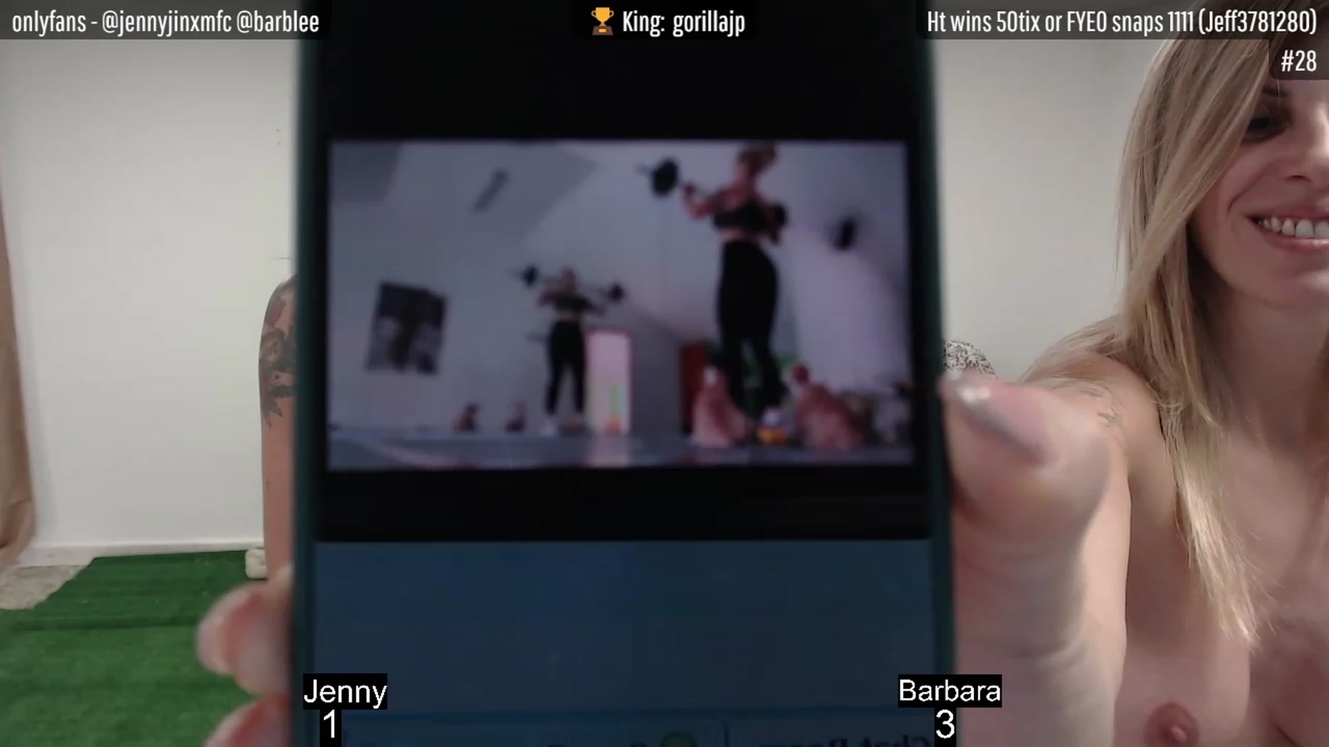 Gallery image thumbnail from JenNBarbara's myfreecams stream on, 02/03/2023, 05:48 image 2 of 20