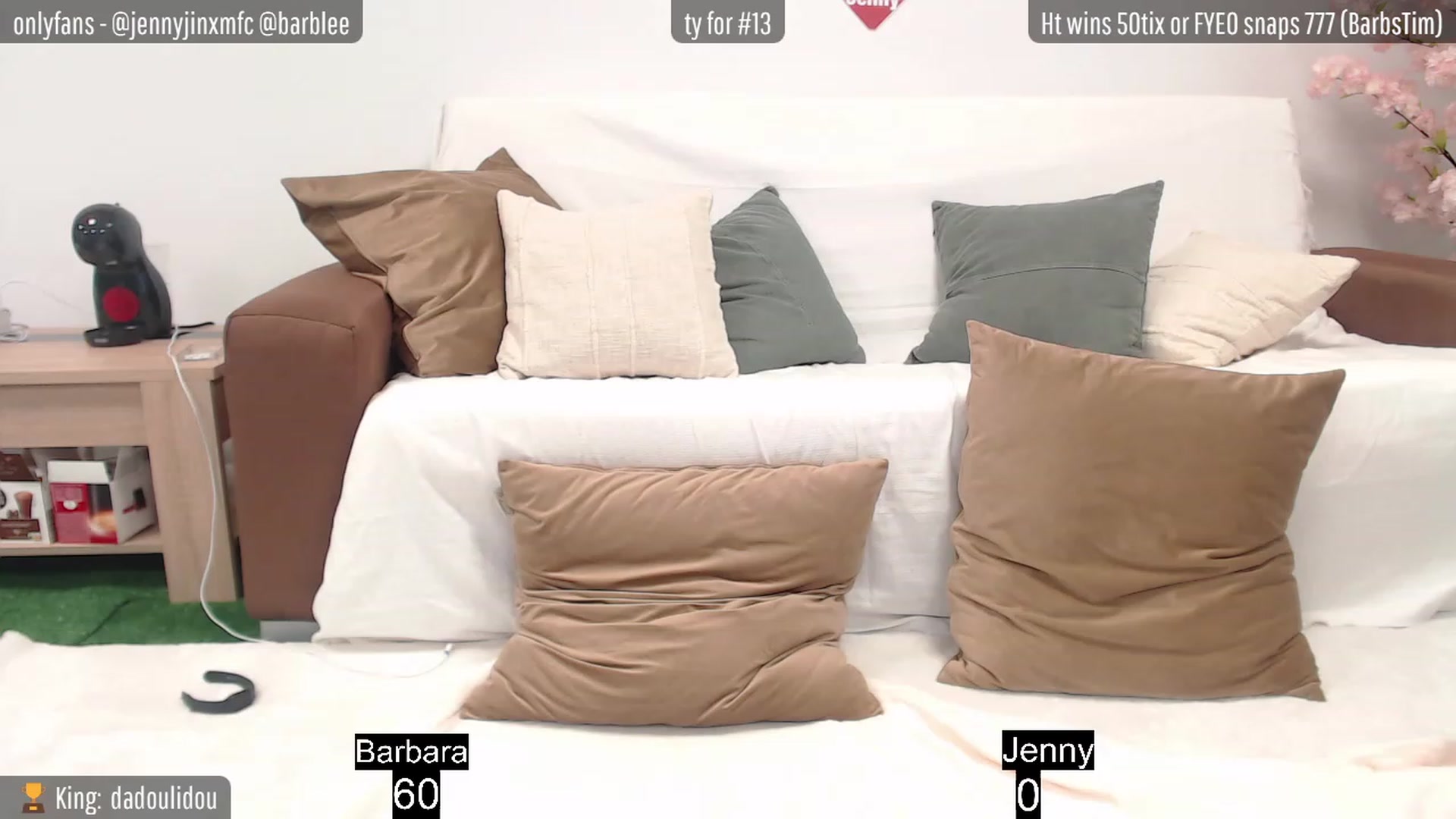 Gallery image thumbnail from JenNBarbara's myfreecams stream on, 02/10/2023, 22:47 image 13 of 20