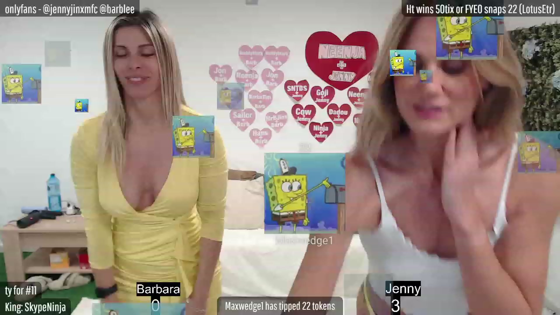 Gallery image thumbnail from JenNBarbara's myfreecams stream on, 02/19/2023, 20:27 image 3 of 20