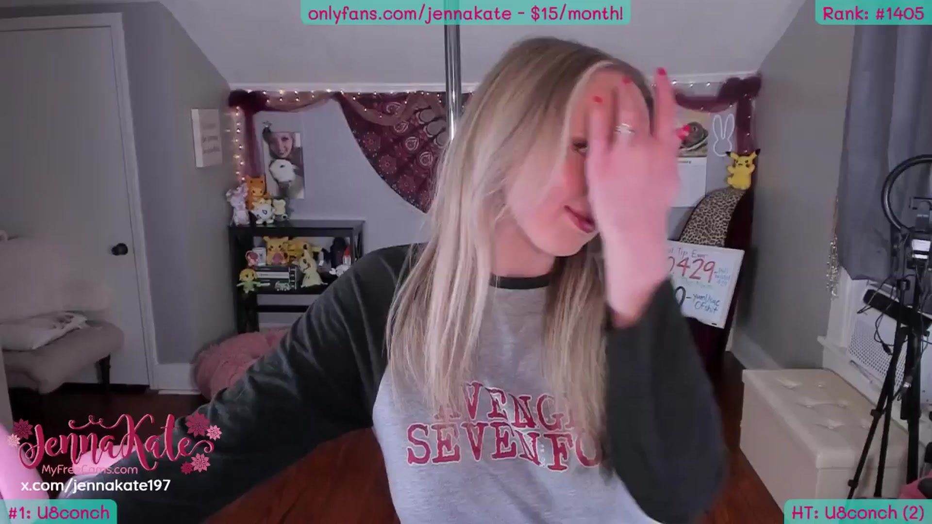 Gallery image thumbnail from JennaKate's myfreecams stream on, 02/24/2026, 02:59 image 5 of 20