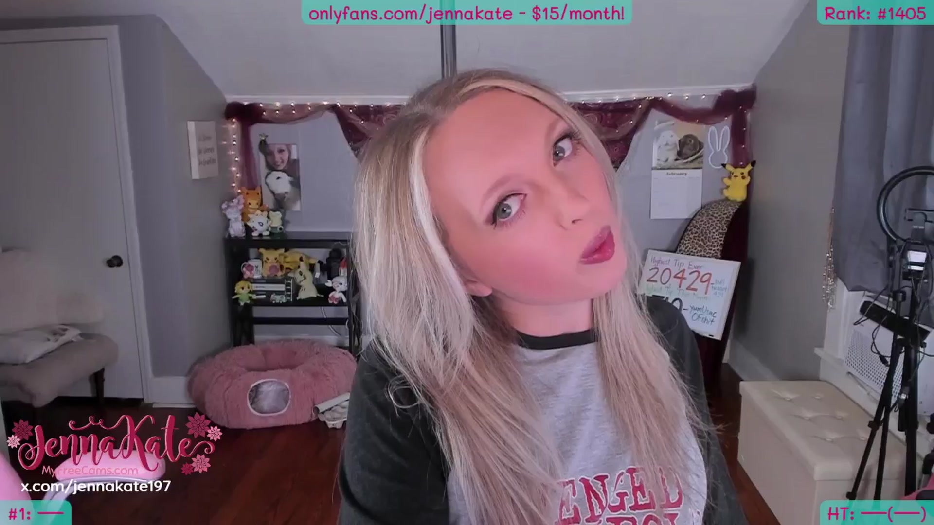 Gallery image thumbnail from JennaKate's myfreecams stream on, 02/24/2026, 02:59 image 1 of 20