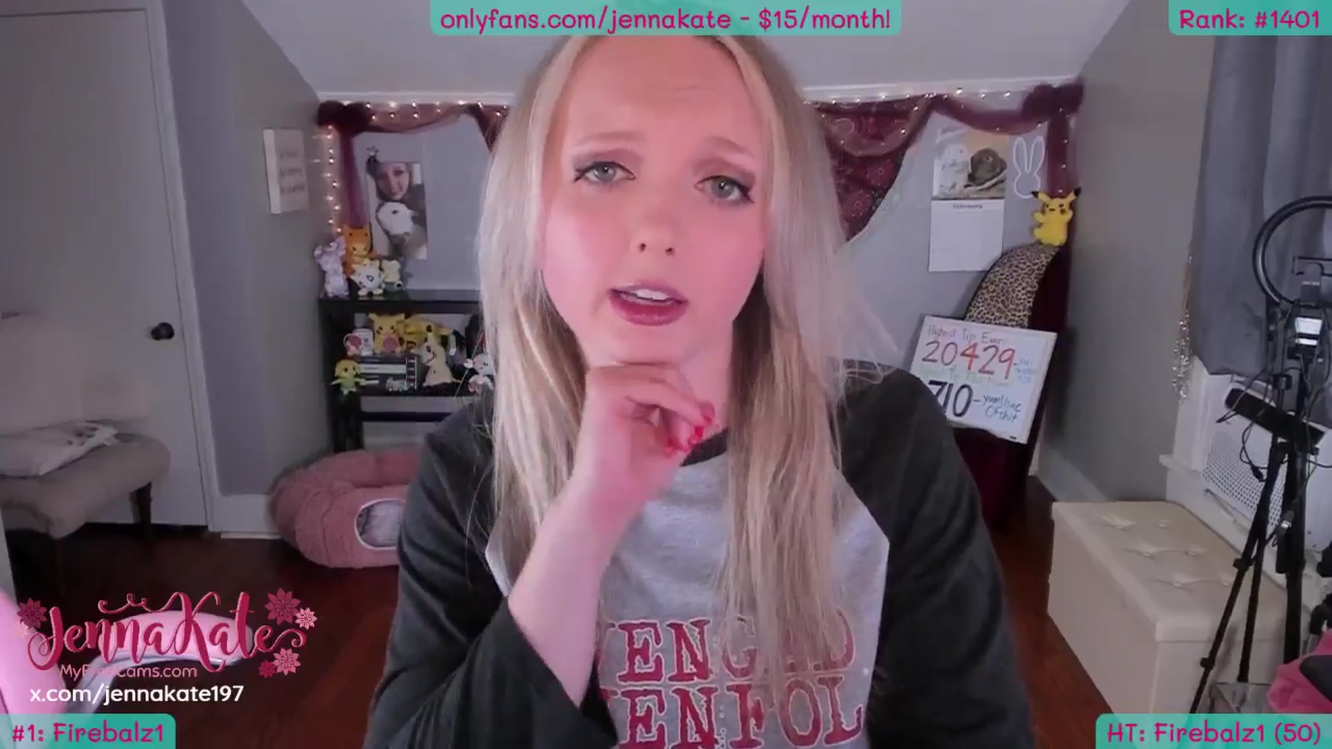 Gallery image thumbnail from JennaKate's myfreecams stream on, 02/24/2026, 02:59 image 13 of 20