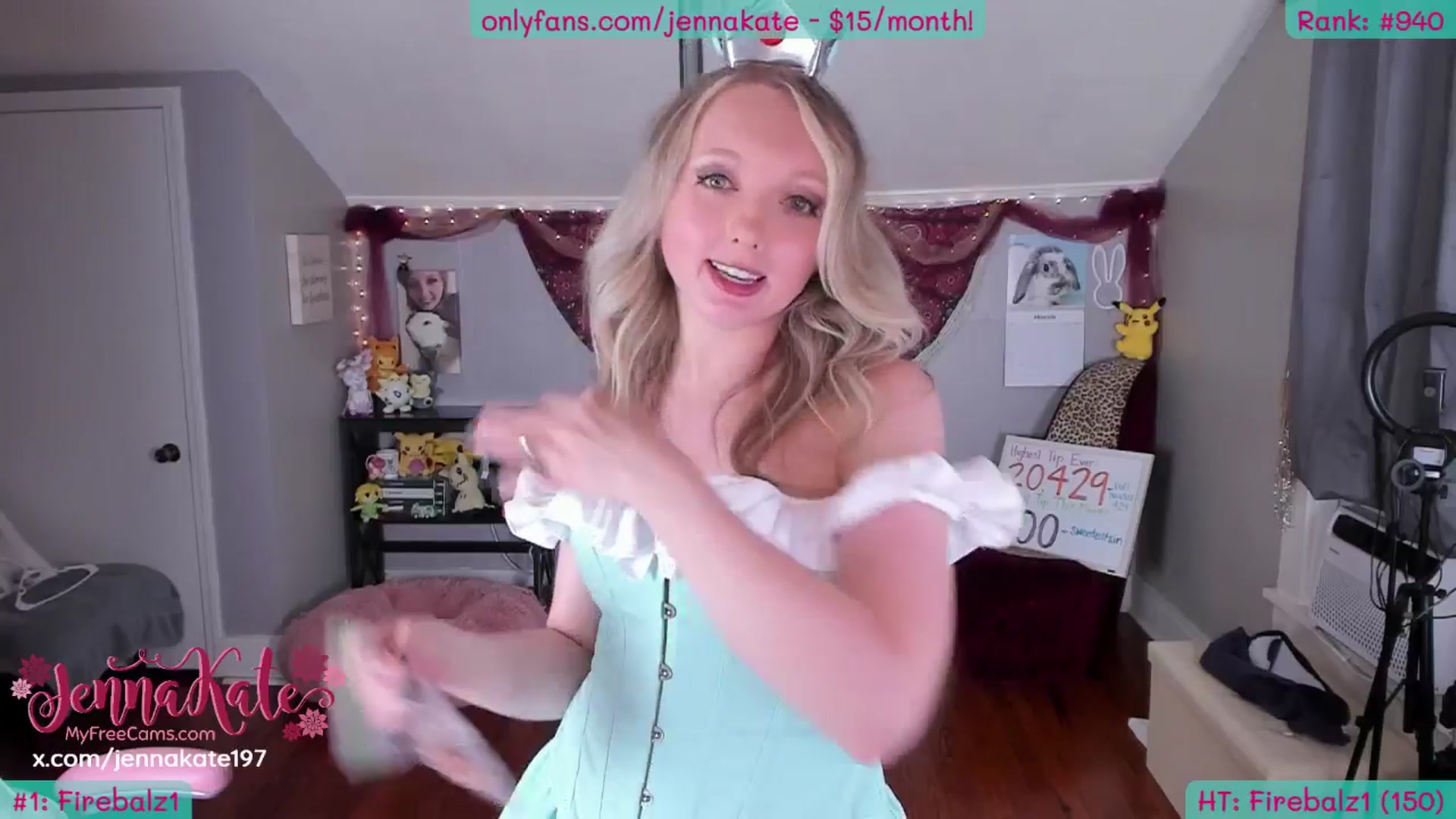 Gallery image thumbnail from JennaKate's myfreecams stream on, 03/11/2026, 05:01 image 3 of 20