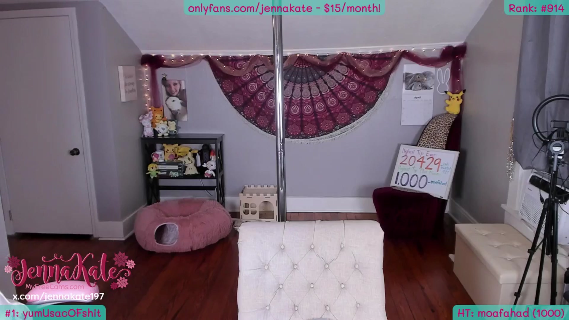 Gallery image thumbnail from JennaKate's myfreecams stream on, 04/13/2026, 05:14 image 18 of 20