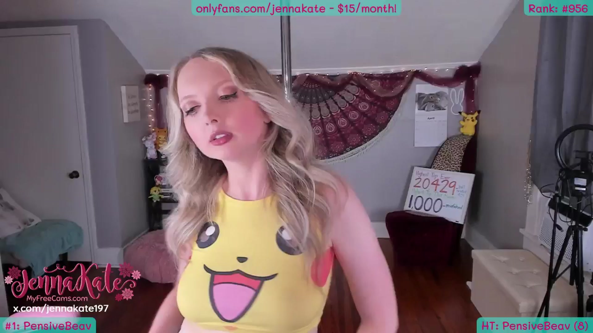 Gallery image thumbnail from JennaKate's myfreecams stream on, 04/14/2026, 04:08 image 2 of 20