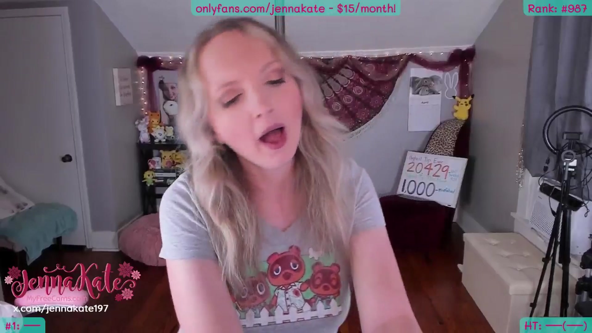 Gallery image thumbnail from JennaKate's myfreecams stream on, 04/15/2026, 04:30 image 3 of 20