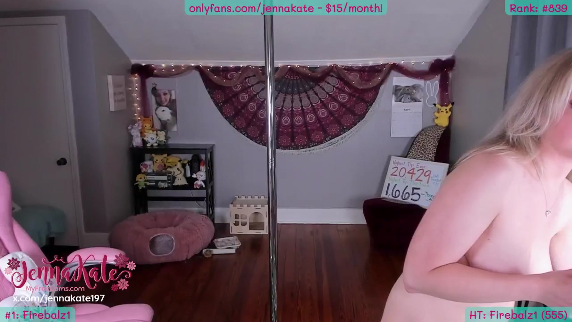 Gallery image thumbnail from JennaKate's myfreecams stream on, 04/23/2026, 05:06 image 12 of 20