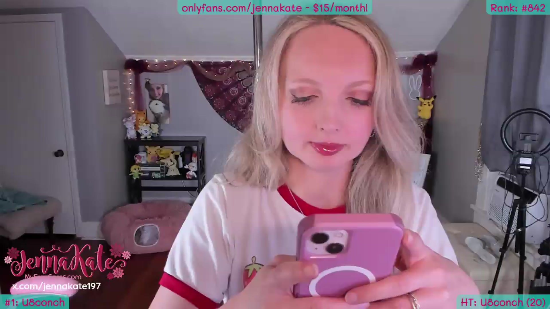 Gallery image thumbnail from JennaKate's myfreecams stream on, 05/12/2026, 05:29 image 1 of 20