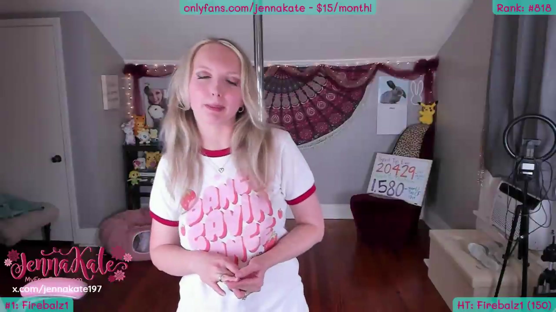 Gallery image thumbnail from JennaKate's myfreecams stream on, 05/12/2026, 05:29 image 9 of 20