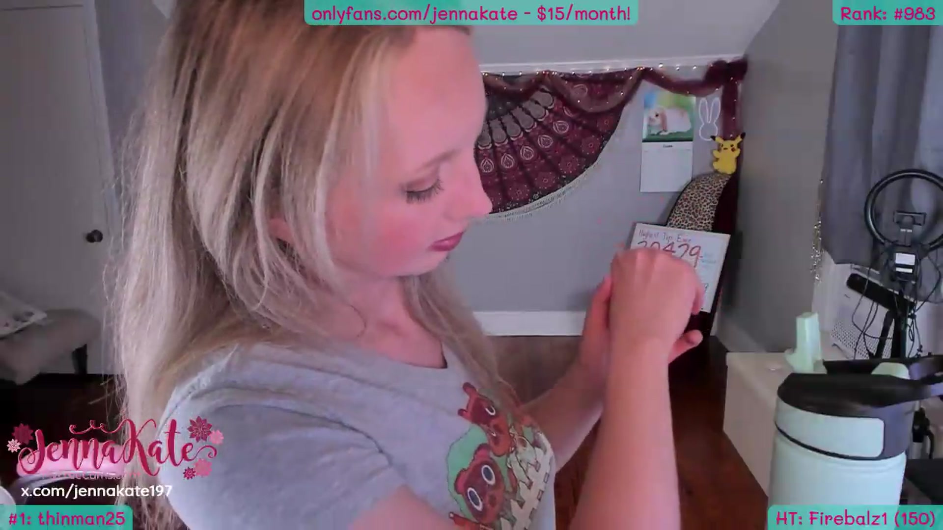 Gallery image thumbnail from JennaKate's myfreecams stream on, 06/09/2026, 03:50 image 14 of 20