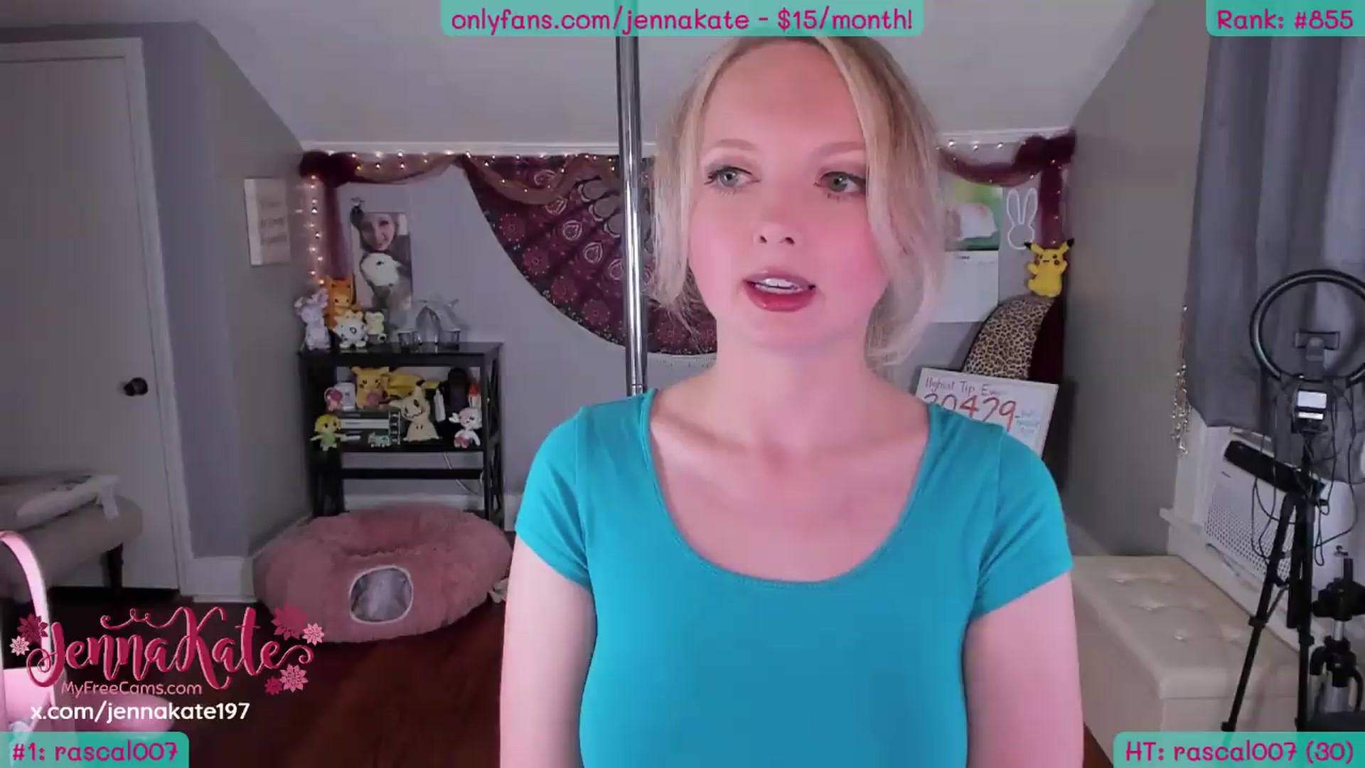 Gallery image thumbnail from JennaKate's myfreecams stream on, 06/12/2026, 04:07 image 3 of 20
