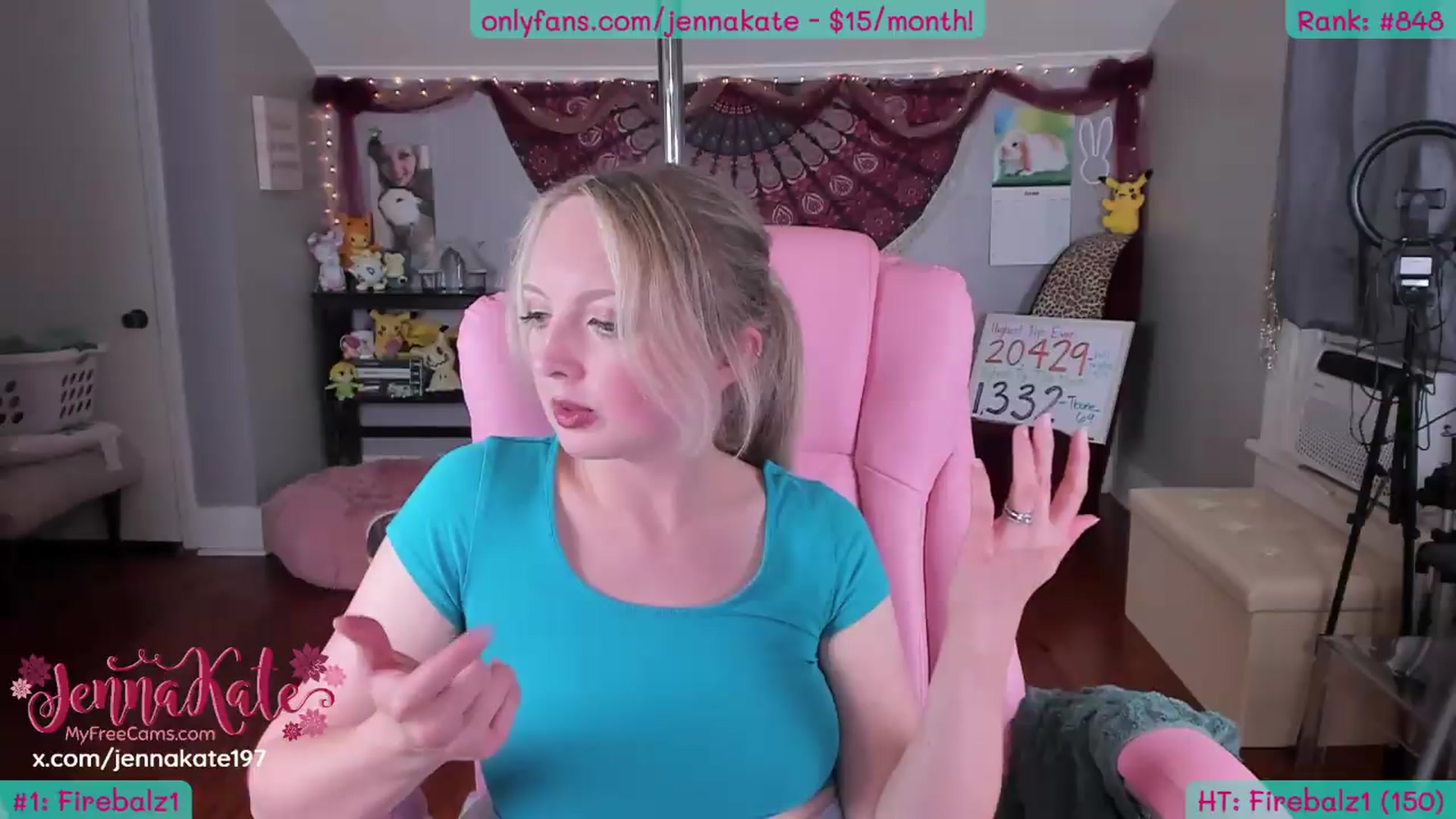 Gallery image thumbnail from JennaKate's myfreecams stream on, 06/12/2026, 04:07 image 19 of 20