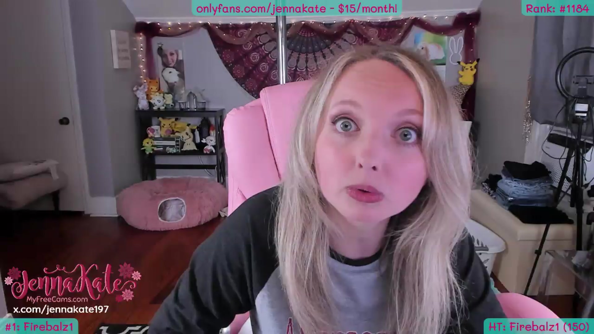 Gallery image thumbnail from JennaKate's myfreecams stream on, 06/19/2026, 04:54 image 20 of 20