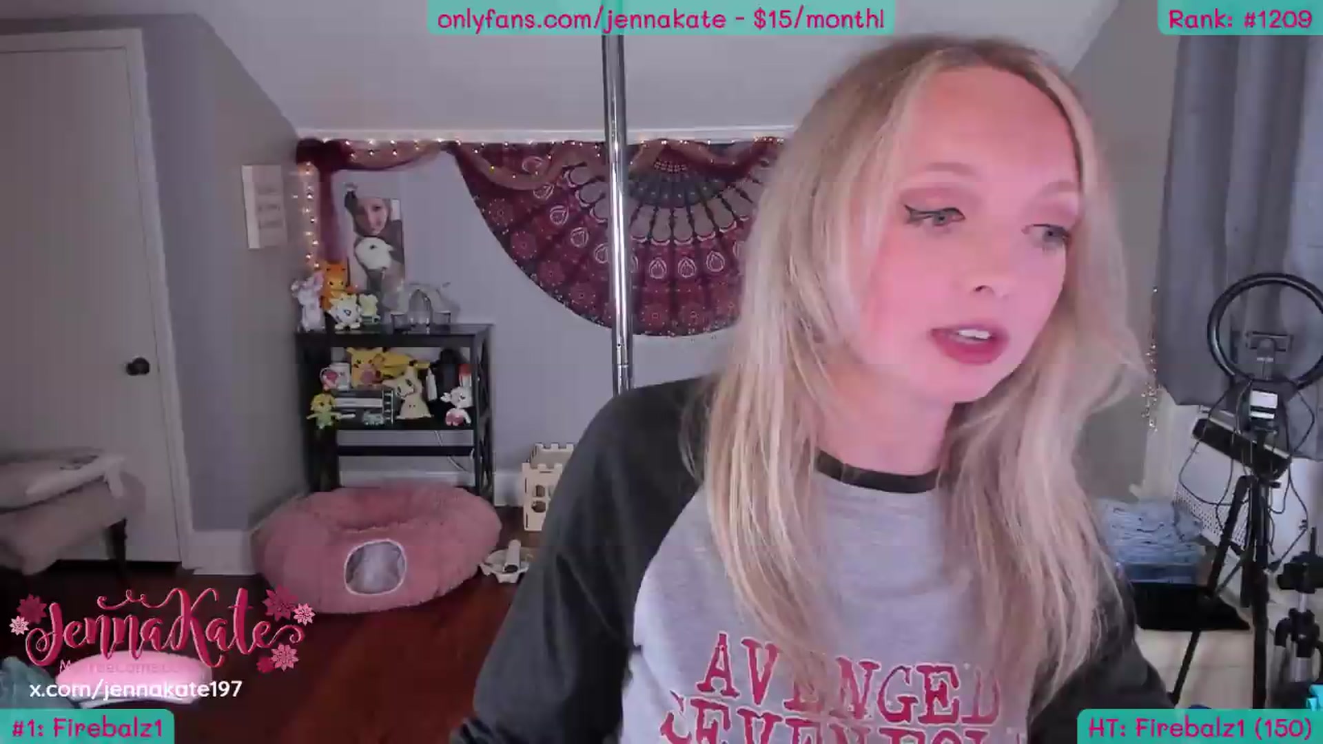 Gallery image thumbnail from JennaKate's myfreecams stream on, 06/19/2026, 04:54 image 8 of 20