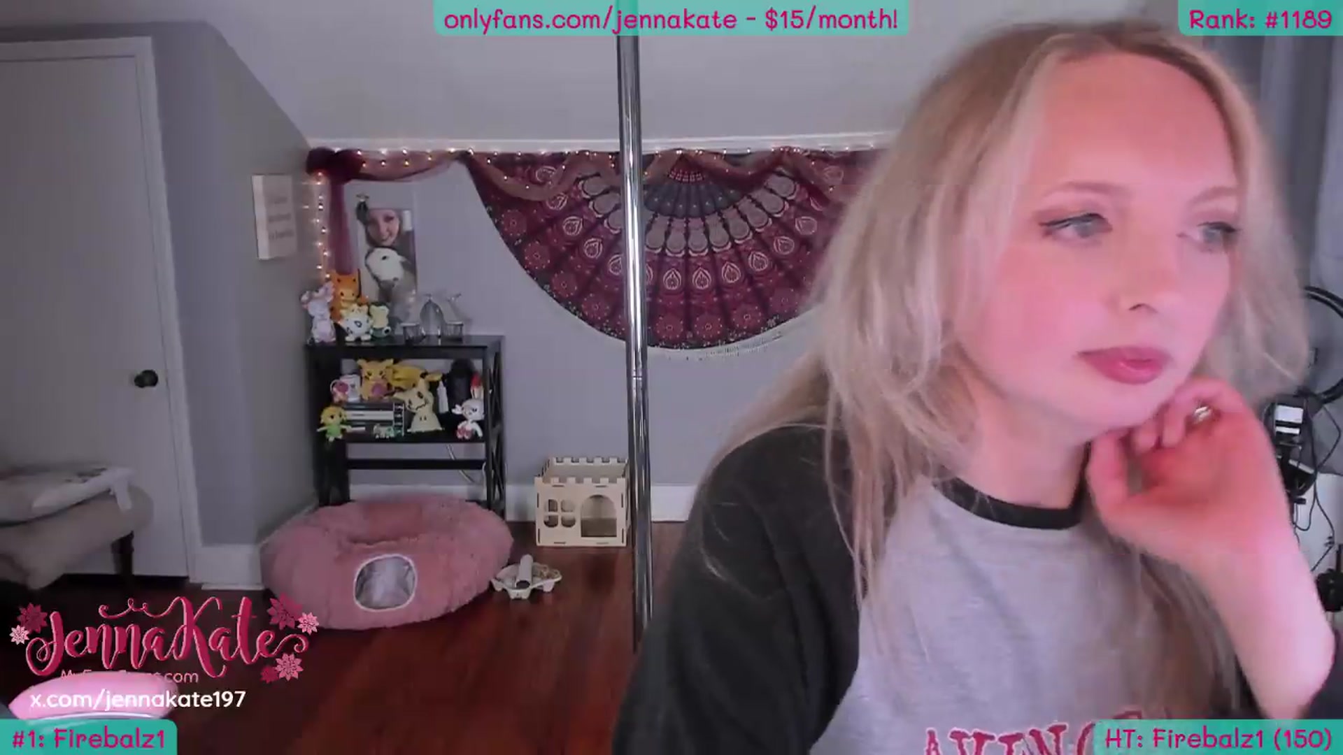 Gallery image thumbnail from JennaKate's myfreecams stream on, 06/19/2026, 04:54 image 16 of 20