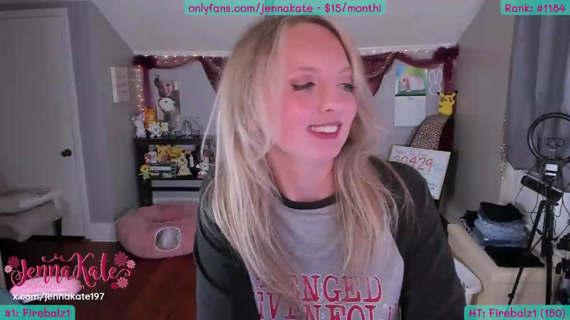 Gallery image thumbnail from JennaKate's myfreecams stream on, 06/19/2026, 04:54 image 18 of 20