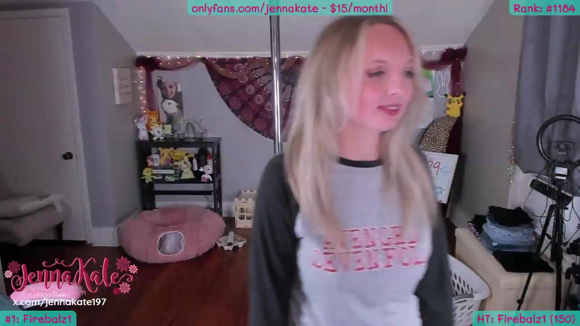 Gallery image thumbnail from JennaKate's myfreecams stream on, 06/19/2026, 04:54 image 17 of 20