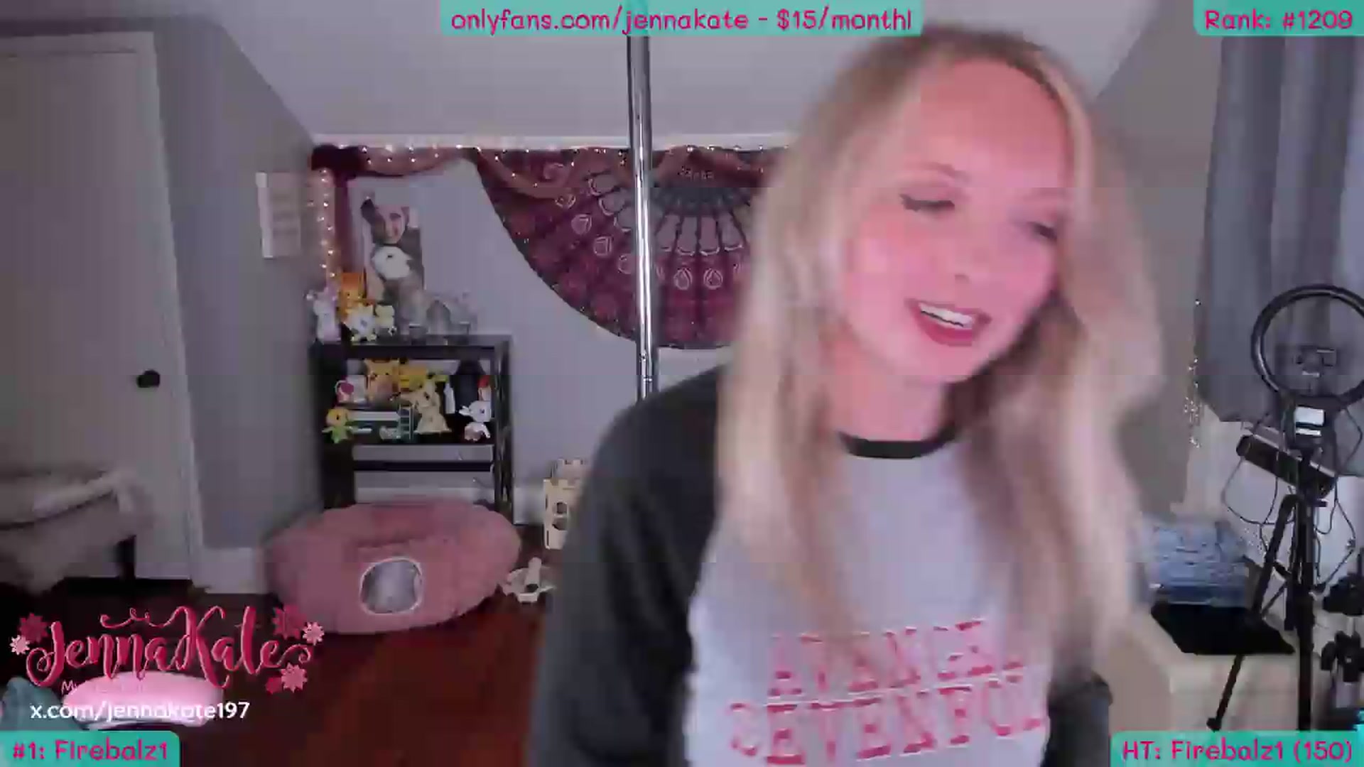 Gallery image thumbnail from JennaKate's myfreecams stream on, 06/19/2026, 04:54 image 7 of 20