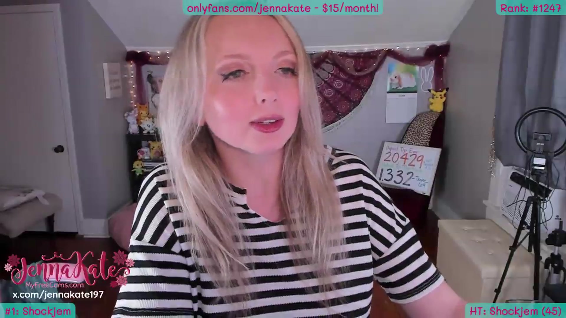 Gallery image thumbnail from JennaKate's myfreecams stream on, 06/23/2026, 04:04 image 7 of 20