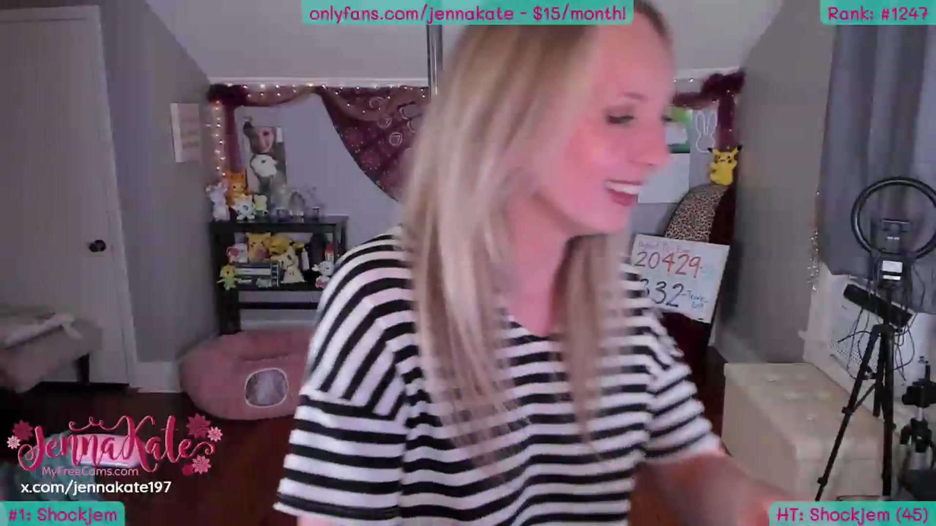 Gallery image thumbnail from JennaKate's myfreecams stream on, 06/23/2026, 04:04 image 9 of 20