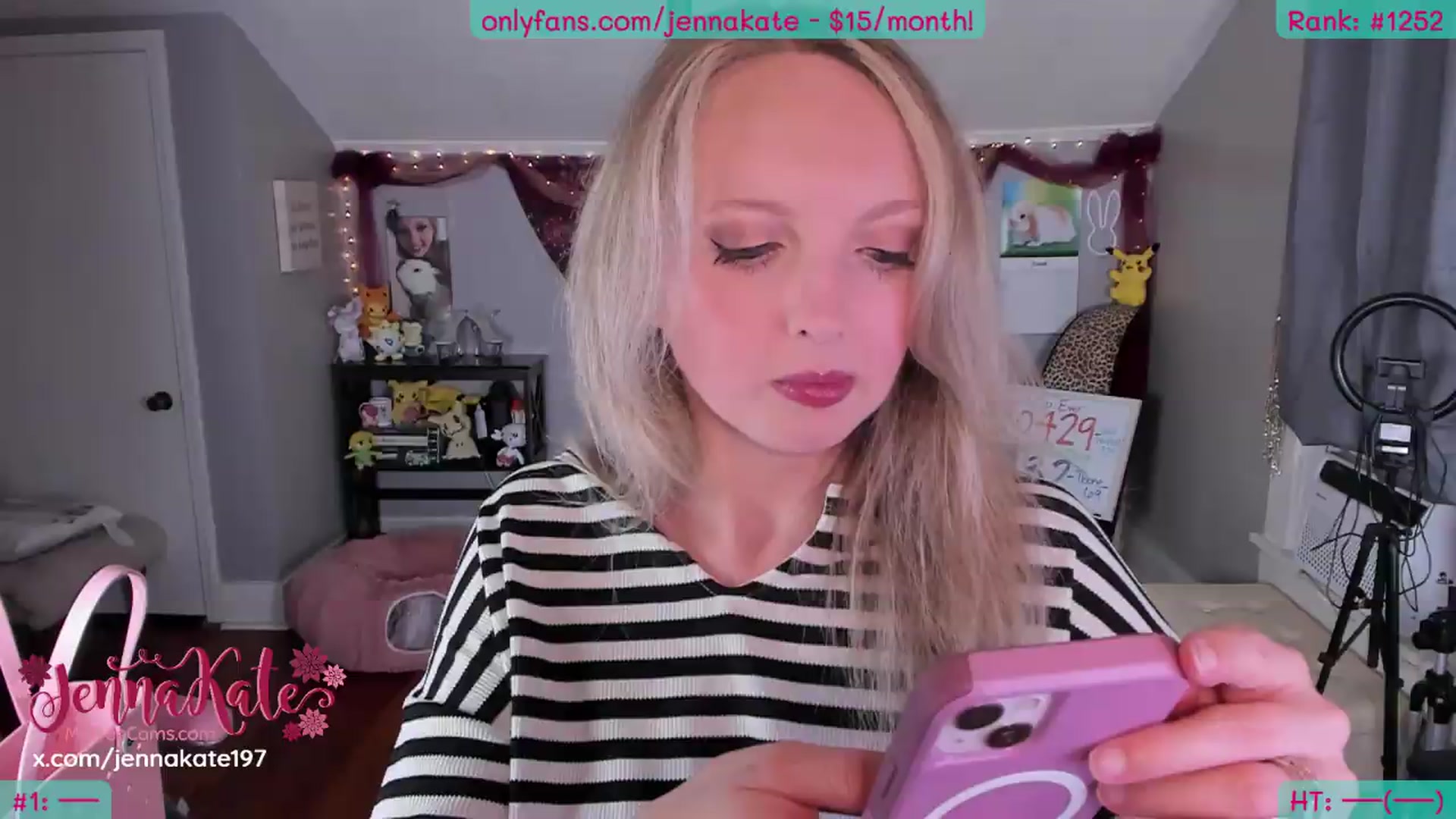 Gallery image thumbnail from JennaKate's myfreecams stream on, 06/23/2026, 04:04 image 2 of 20