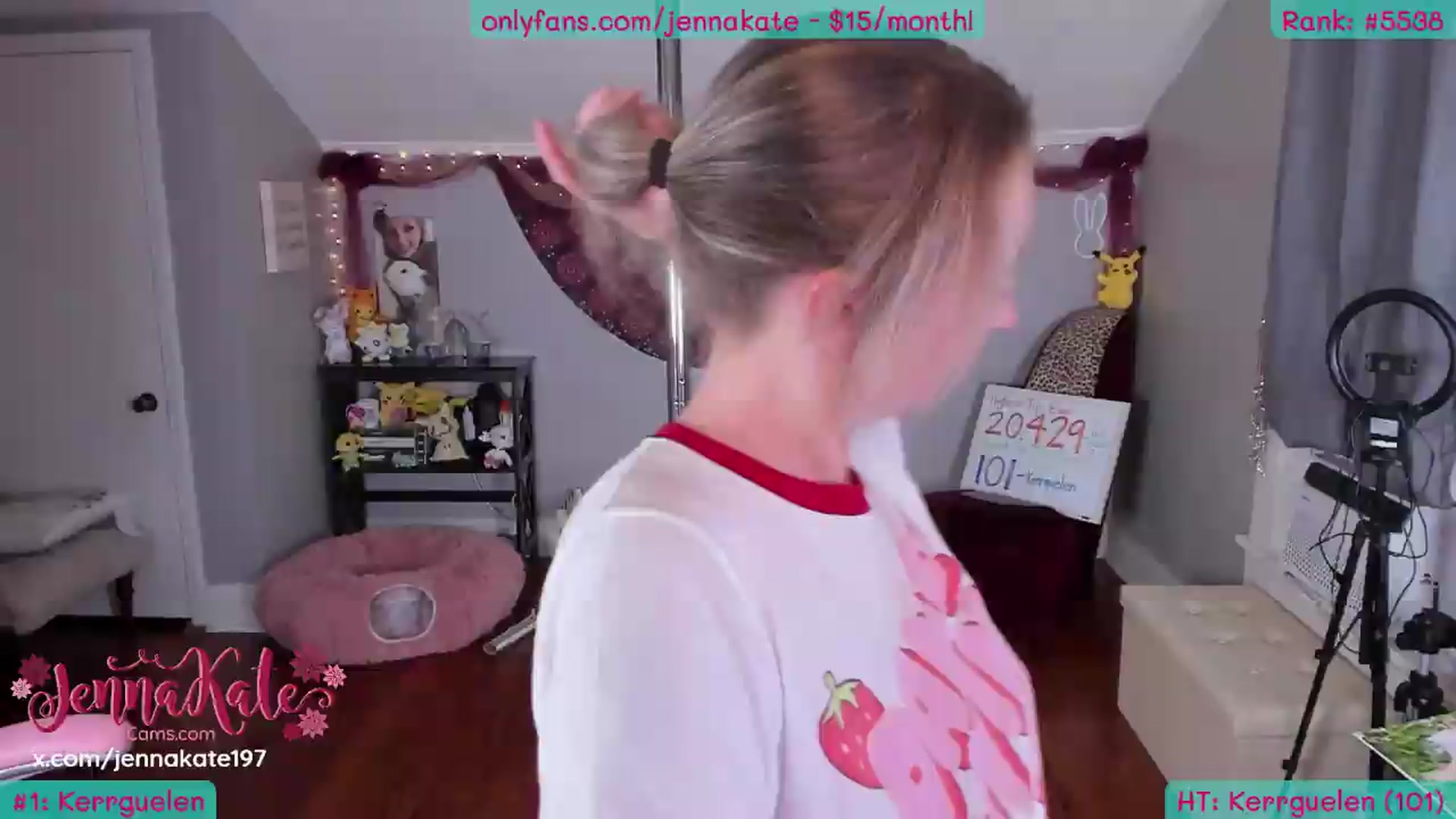 Gallery image thumbnail from JennaKate's myfreecams stream on, 08/05/2026, 04:52 image 1 of 20