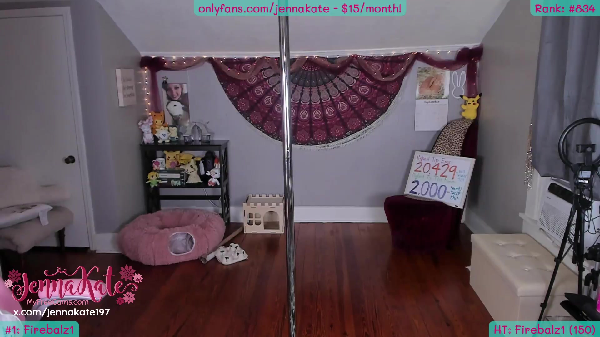 Gallery image thumbnail from JennaKate's myfreecams stream on, 09/15/2026, 03:22 image 10 of 20