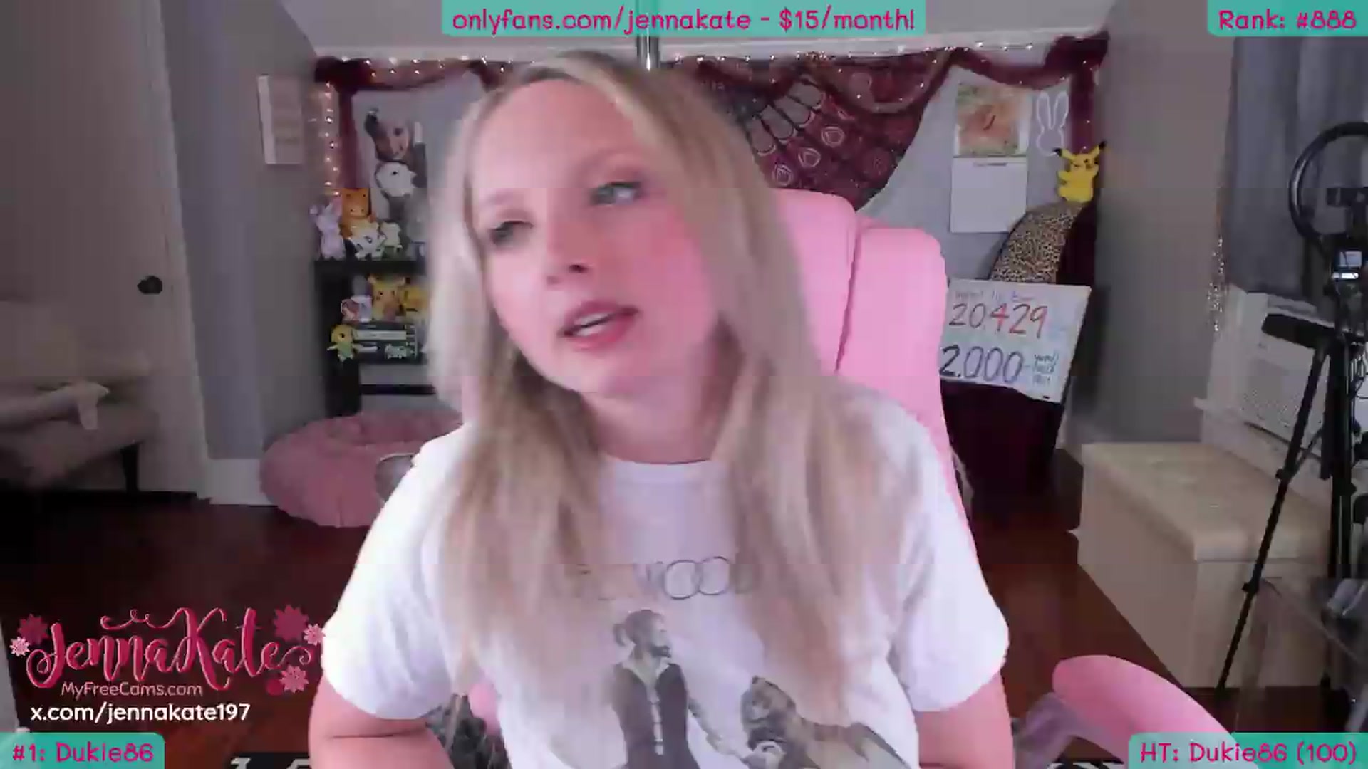 Gallery image thumbnail from JennaKate's myfreecams stream on, 09/16/2026, 03:51 image 3 of 20
