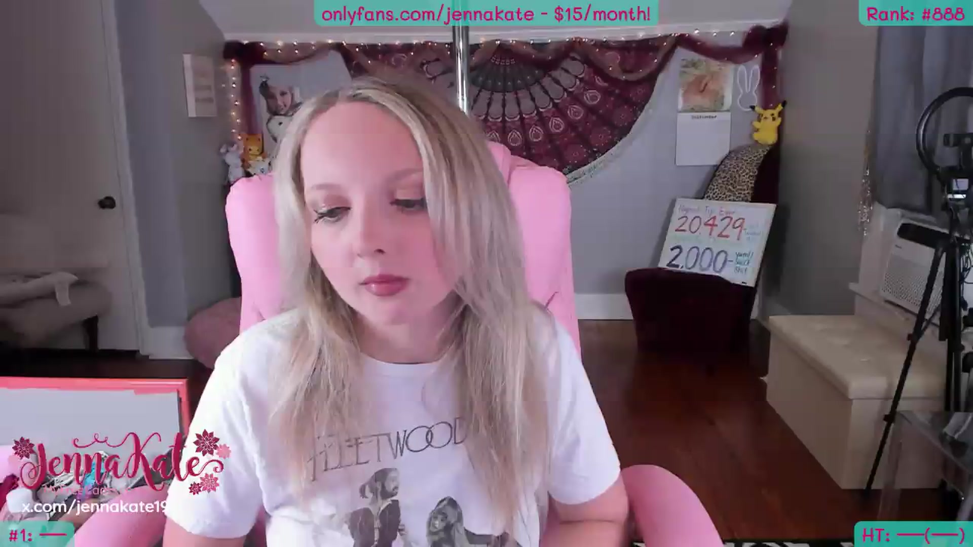 Gallery image thumbnail from JennaKate's myfreecams stream on, 09/16/2026, 03:51 image 2 of 20