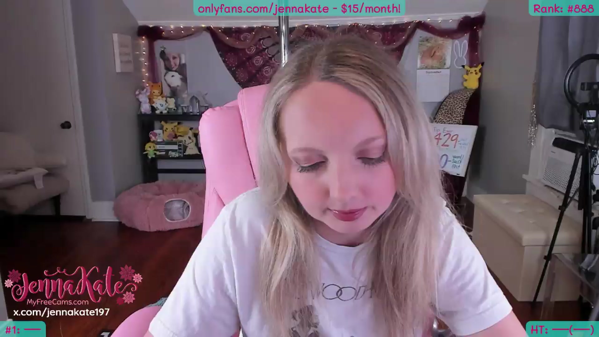 Gallery image thumbnail from JennaKate's myfreecams stream on, 09/16/2026, 03:51 image 1 of 20