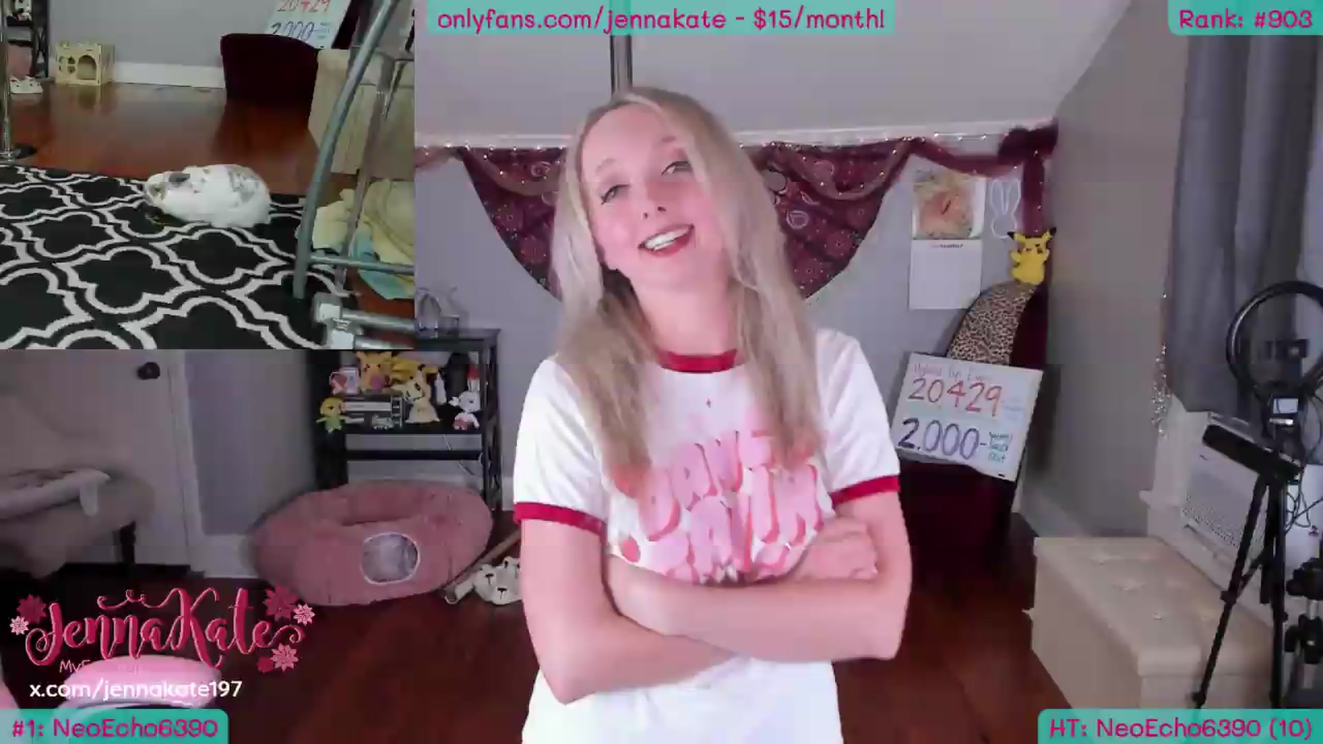 Gallery image thumbnail from JennaKate's myfreecams stream on, 09/18/2026, 03:56 image 1 of 20