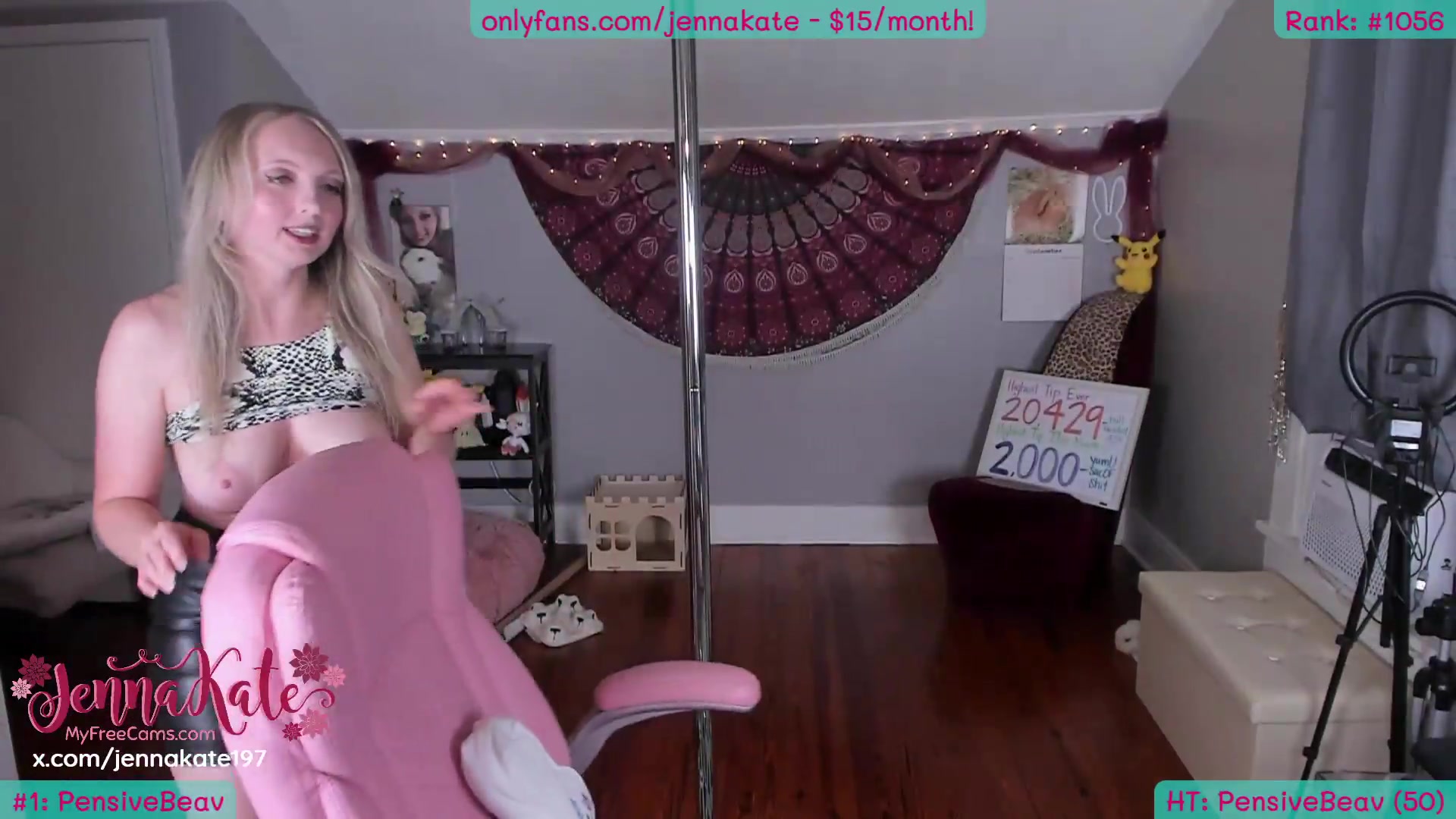Gallery image thumbnail from JennaKate's myfreecams stream on, 09/21/2026, 04:05 image 7 of 20