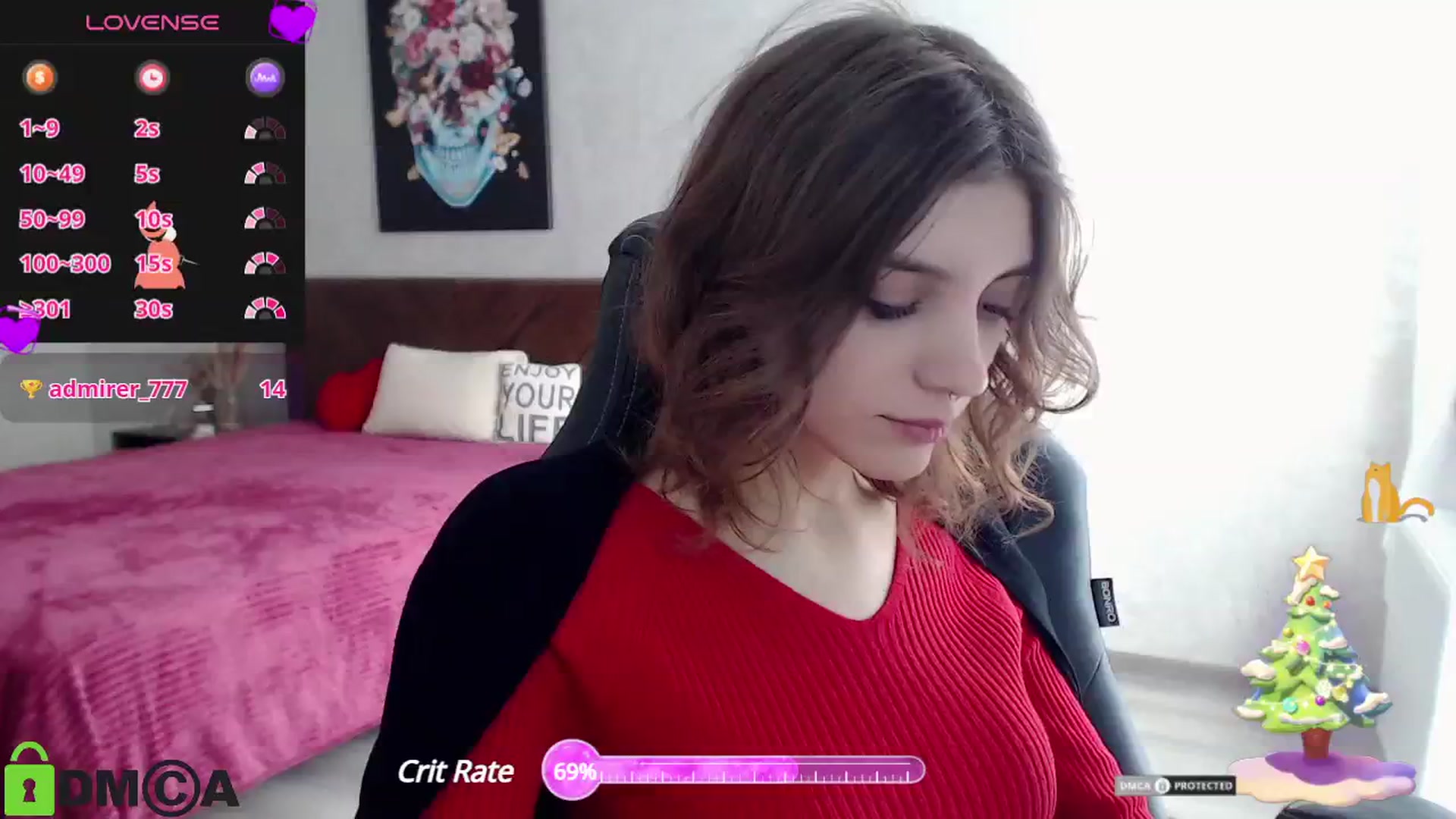 Gallery image thumbnail from Jenni_Sex's myfreecams stream on, 01/02/2025, 10:27 image 9 of 20