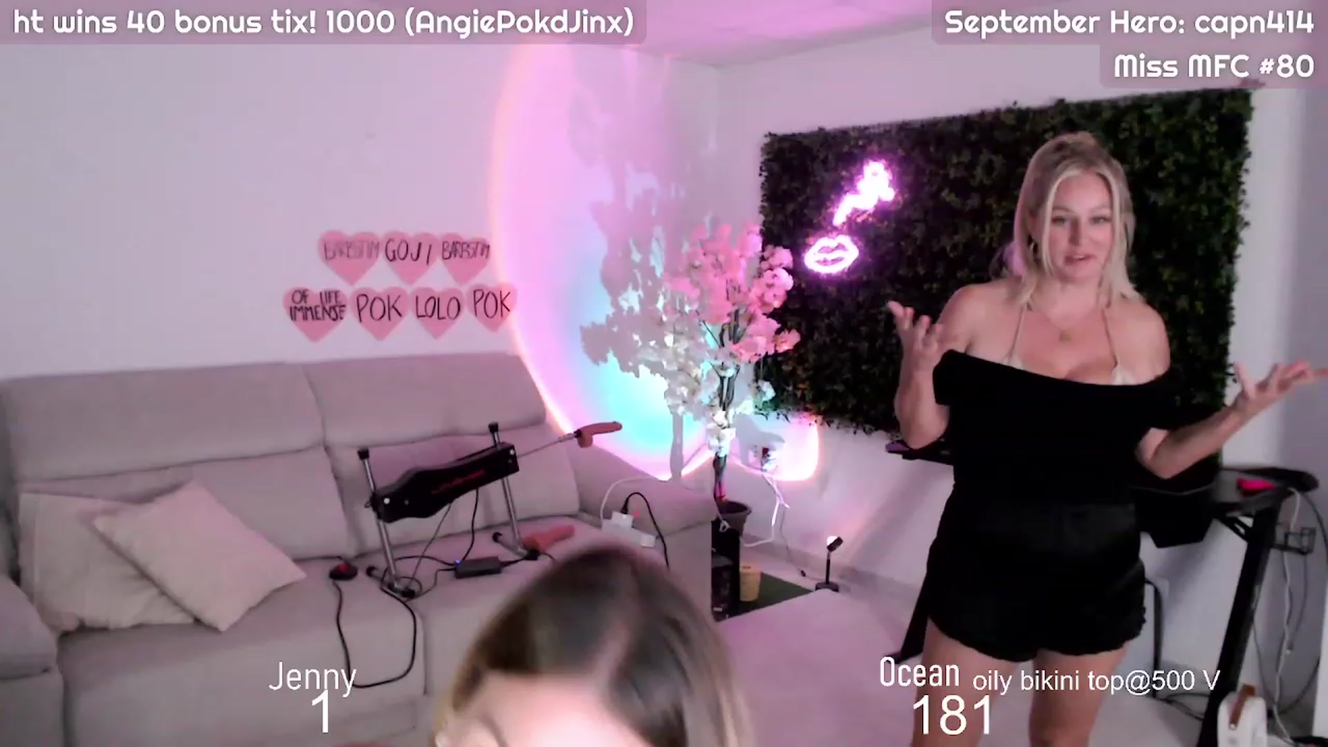Gallery image thumbnail from JennyAndOcean's myfreecams stream on, 09/22/2023, 22:13 image 13 of 20