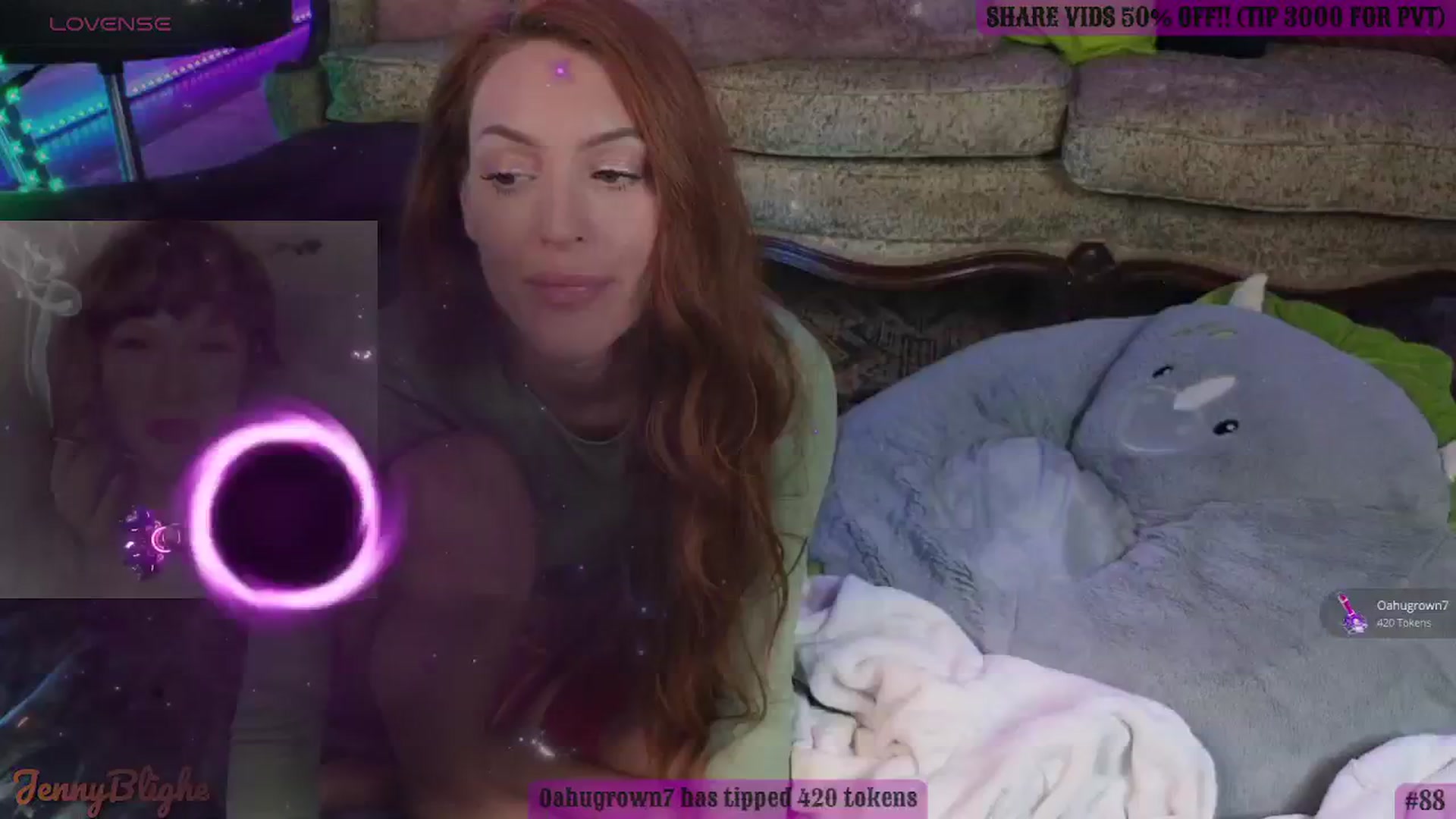 Gallery image thumbnail from JennyBlighe's myfreecams stream on, 10/08/2025, 12:50 image 20 of 20