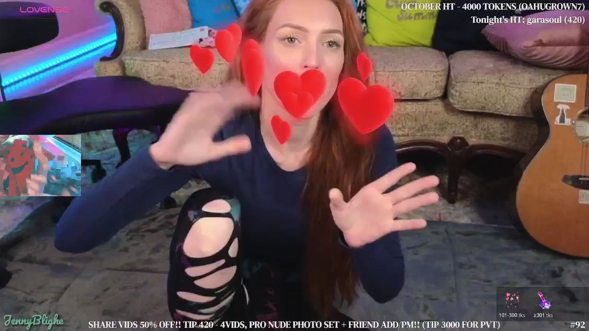 Gallery image thumbnail from JennyBlighe's myfreecams stream on, 10/18/2025, 10:35 image 3 of 20