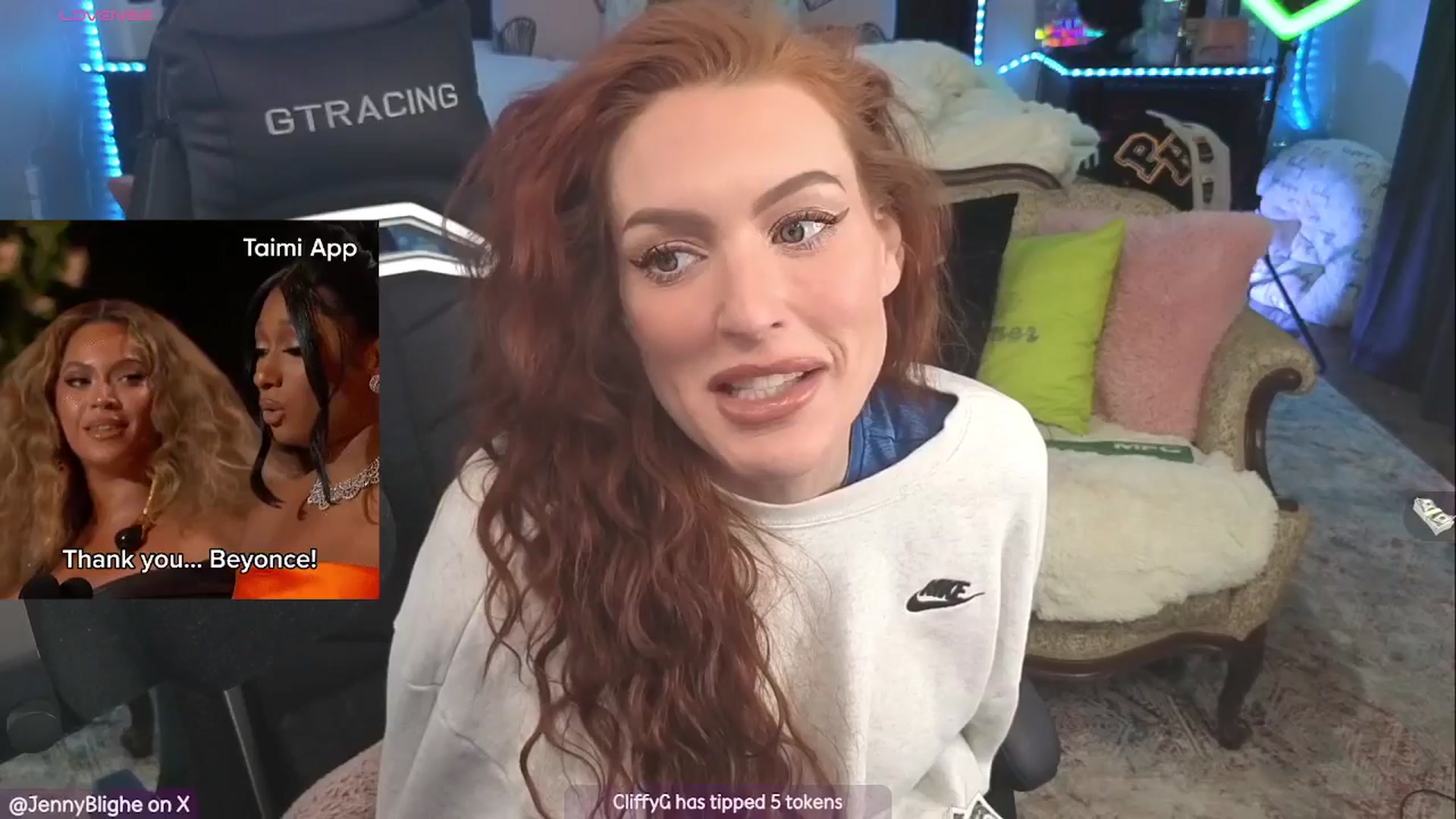 Gallery image thumbnail from JennyBlighe's myfreecams stream on, 12/20/2025, 22:38 image 6 of 20