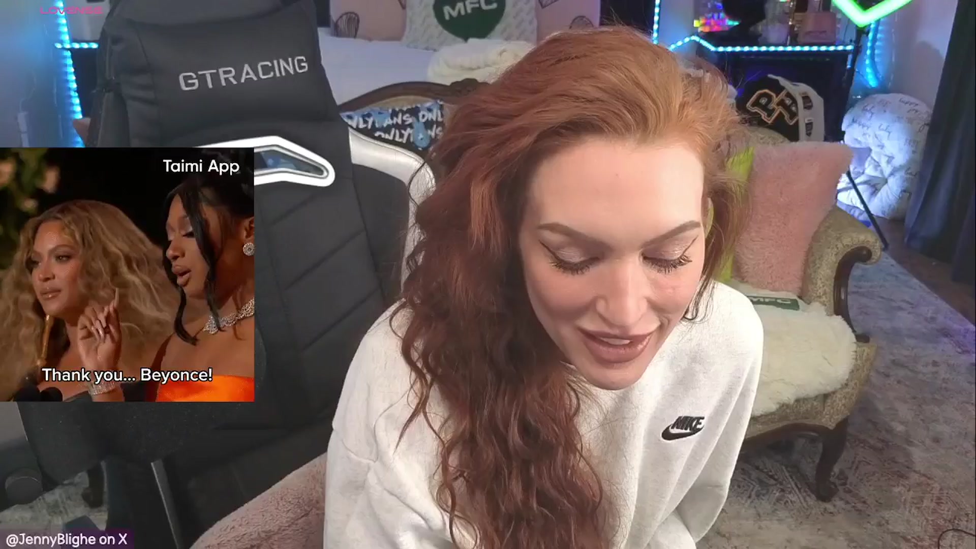 Gallery image thumbnail from JennyBlighe's myfreecams stream on, 12/20/2025, 22:38 image 8 of 20